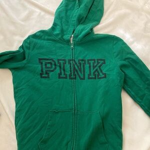 Green Kids Hoodie by PINK Victoria's Secret